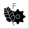 Fiber glyph icon