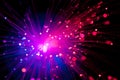 Fiber optic abstract Royalty Free Stock Photo