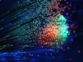 Fiber optic background Royalty Free Stock Photo