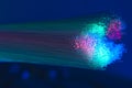 Fiber optic background Royalty Free Stock Photo