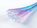 Fiber Optic Cable Bundle Royalty Free Stock Photo