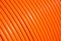 Fiber optic cable roll for broadband internet Royalty Free Stock Photo