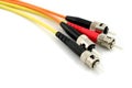 Fiber Optic Computer Cables Royalty Free Stock Photo