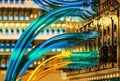 Fiber optic equipment Royalty Free Stock Photo