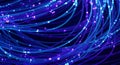 Fiber Optic Lights Background Royalty Free Stock Photo
