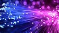Fiber Optics Light Burst Background with Pink and Blue Tones for Technology Innovation Royalty Free Stock Photo