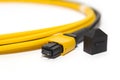 Fiber optic MTP (MPO) pigtail, patchcord connectors