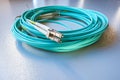 Fiber optic patch cord cable Royalty Free Stock Photo