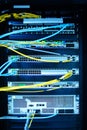 Optical network switches Royalty Free Stock Photo