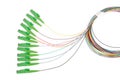 Fiber optic single mode hybrid patch cord Royalty Free Stock Photo