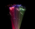 Fiber optical background Royalty Free Stock Photo
