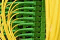 Fiber optical cables with connectors type SC-APC single mode