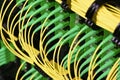 Fiber optical cables with connectors type SC-APC single mode