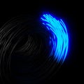 Fiber optics, abstract & blur background Royalty Free Stock Photo