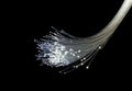 Fiber optics background Royalty Free Stock Photo