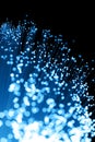 Fiber optics close-up Royalty Free Stock Photo