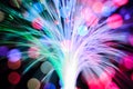 Fiber optics lights abstract background Royalty Free Stock Photo