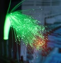 Fiber optics lights background Royalty Free Stock Photo