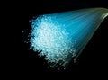 Fiber optics lights background Royalty Free Stock Photo