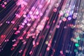 Fiber optics lights abstract for background Royalty Free Stock Photo