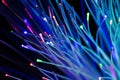 Fiber optics lights abstract background Royalty Free Stock Photo