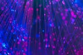 Fiber optics lights abstract background Royalty Free Stock Photo