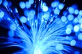 Fiber optics lights abstract Royalty Free Stock Photo