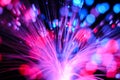 Fiber optics lights abstract Royalty Free Stock Photo