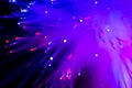 Fiber optics lights abstract background Royalty Free Stock Photo