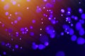 Fiber optics in purple, close up with bokeh, warm lens flare Royalty Free Stock Photo