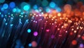 Fiber Optics System Combining Multiple Strands Of Optical Fibers For Enhanced Performance And Royalty Free Stock Photo