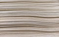 Fiberboard sheets in a stack. Hardboard for thermal insulation and decorative finishing