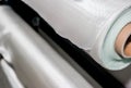 Fiberglass roll fmr composite industrial material Royalty Free Stock Photo