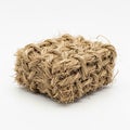The fibers are light brown, exuding an earthy, rustic appearance Royalty Free Stock Photo