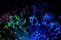 Fibre optic broadband technology concept blurred Royalty Free Stock Photo