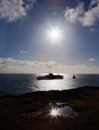 Fibre Optic cable coming ashore