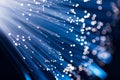 Fibre optic light Royalty Free Stock Photo