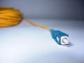 Fibre Optic Patch Cord Royalty Free Stock Photo