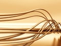 Fibre-optical metal cables Royalty Free Stock Photo