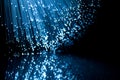 Fibre optics and reflections Royalty Free Stock Photo