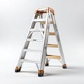 Fibreglass Ladders on white background