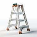 Fibreglass Ladders on white background