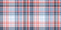 Fibrous texture fabric check, layer background pattern textile. Gift card tartan plaid seamless vector in white and light colors Royalty Free Stock Photo
