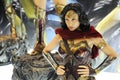 Fiction character of WONDER WOMAN from DC movies and comics. Royalty Free Stock Photo