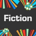 Fiction Dark Colorful Elements Background