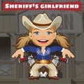 Fictional cartoon character - sheriffs girlfriend