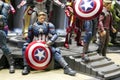 Fictional character action figure Captain America from Marvel comics Royalty Free Stock Photo