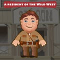 Fictional character, a resident of the Wild West