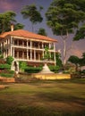Fictional Mansion in Abaete, Minas Gerais, Brazil.