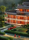 Fictional Mansion in Agartala, Tripura, India.